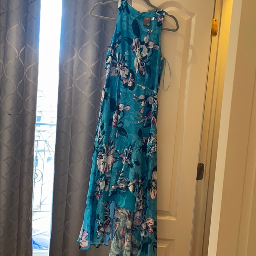 Floral high low dress